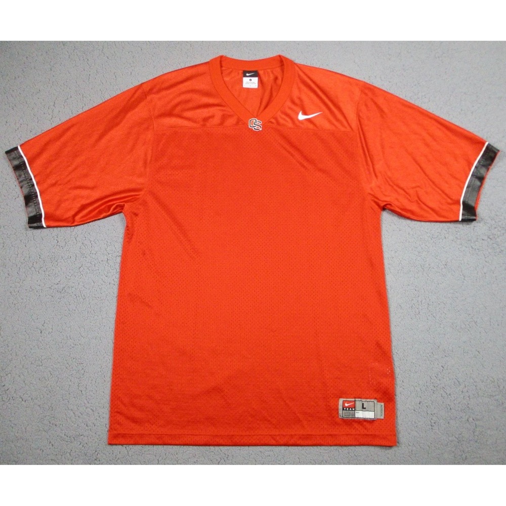 Nike Oregon State Beavers Jersey Mens Large Orange NCAA Football Team Mesh